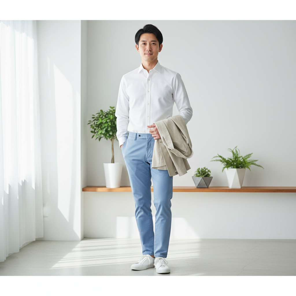 メンズファッションで清潔感を演出する基本|第一印象を変える着こなしの法則 メンズ ファッション 清潔感